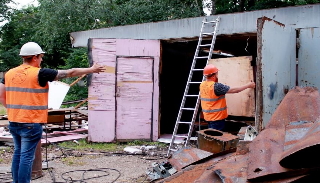 Демонтаж гаражей в Ишиме, цена от 1762 руб. – услуги под ключ от 2Землекопа-Шм